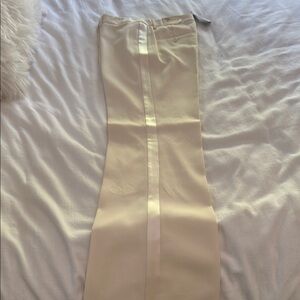 Express Cream Boot Cut Jumpsuit with Flare